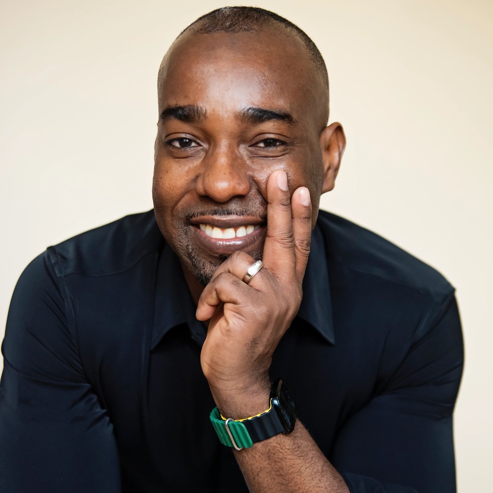 Portrait of a smiling customer